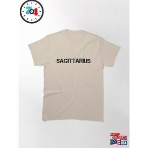 Sagittarius Stencil Zodiac Astrology Birthday Unisex T-Shirt
